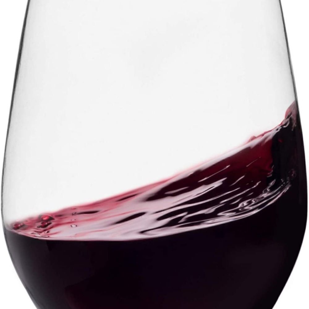 MUNFIX 12 Stemless Plastic 12 Oz.Wine Glasses/cups Shatterproof Disposable Clear